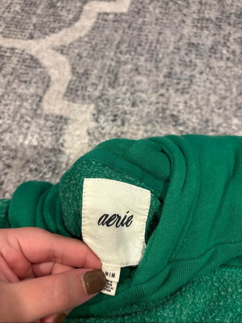 Aerie green hoodie - Picture 2 of 2